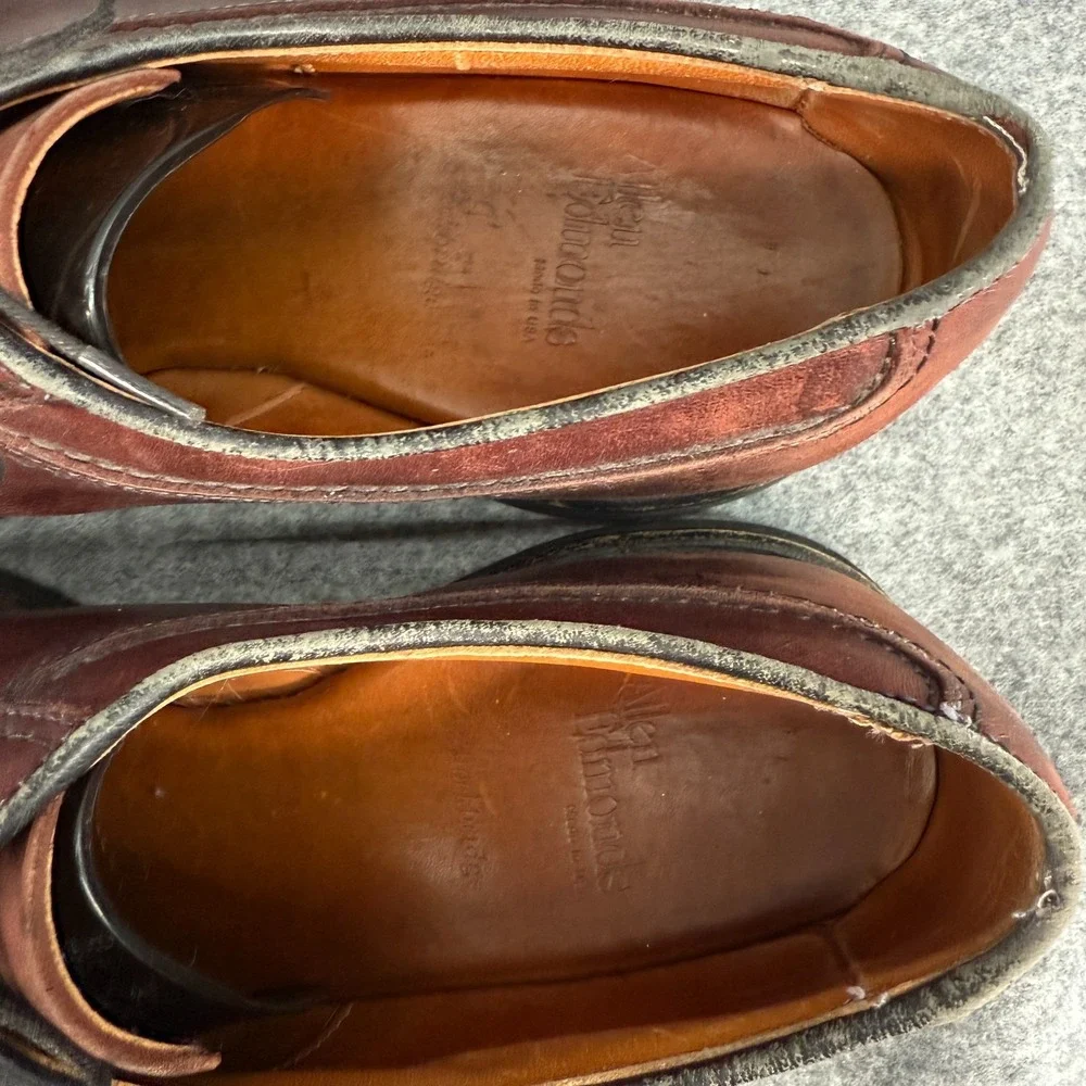Allen Edmonds Stockbridge Split Toe Mens Oxford Derby‎ Dress Shoe 10D Loafer